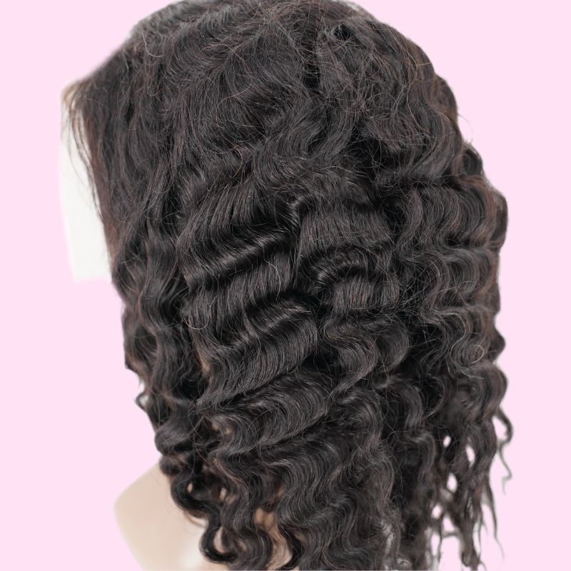 Deep Wave 13x4 Transparent Lace Front Wig